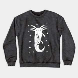 Axolotl Print Crewneck Sweatshirt